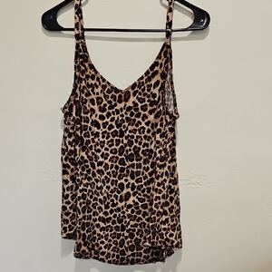 Leopard Print Tank Top